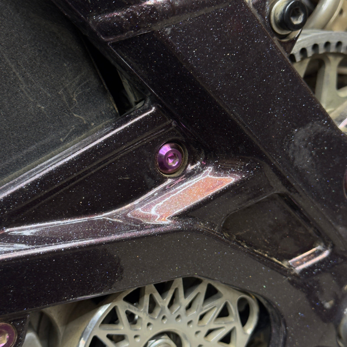 Pink Battery Tray Bolts (Set of 2)